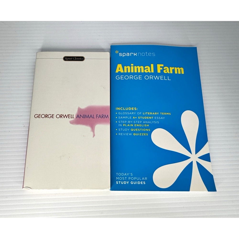 SparkNotes Animal Farm by George Orwell Study Guide Paperback (2014)
